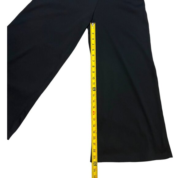 Nike Women's Wide Leg Ribbed Dri Fit Stretch Cropped Pant Size Small Activewear - Picture 4 of 7